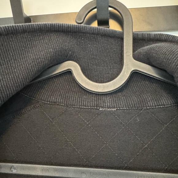 Lululemon Moto Mogul Jacket Full Zip Black Size 6 Ribbed Sleeves High Collar - Picture 7 of 16